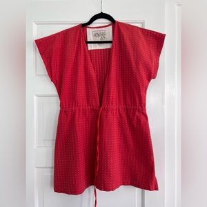 Ace & Jig Caraway Top in Sriracha